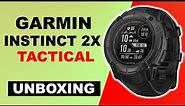 Garmin Instinct 2X Solar Tactical Black Unboxing & Review
