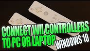 How To Connect Wii Controllers To Windows 10 PC or Laptop Tutorial