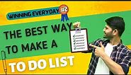 How To Make Efficient And Productive To Do List | The Best Way To Make To Do List - By Digraj Sir