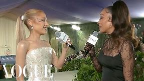 Ariana Grande's 'Wicked' Mother of Pearl Met Gala Dress | Met Gala 2024 | Vogue