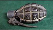 French WWI & WWII F1 Hand Grenade Overview & Use