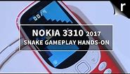 Nokia 3310 (2017) Snake hands-on gameplay