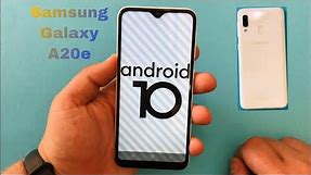 Samsung Galaxy A20e Android 10