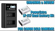PowerExtra LP-E17 Dual Battery Kit for Canon DSLR Cameras UNBOXING & REVIEW