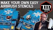 Make Your Own Easy Airbrush Stencils