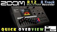 ZOOM R12 MultiTrak Recorder: Quick Overview