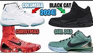 AIR JORDAN 11 COLUMBIA - LEGEND BLUE HOLIDAY 2024, JORDAN 3 BLACK CAT 2024, KOBE 9 CHRISTMAS + MORE