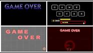 Evolution of smash bros Game overs (1999-2018)