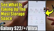 Galaxy S22/S22+/Ultra: How to See What Is Taking Up The Most Storage Space