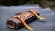 How To Make a Leather Knife Roll Bag