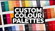PowerPoint - How to add Custom Colours + Free PPT File of 20 Colour Palette ideas
