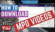 How to download MPD video files 🎬 with ChrisPC Videotube Downloader Pro