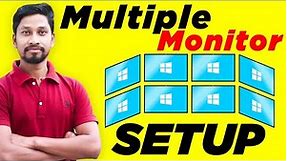How To Connect Multiple Monitor in Computer | 6 Monitor in PC | 8 Monitor in PC | Trading Setup