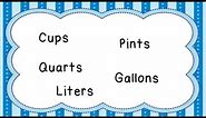 Measuring Liquids - Customary and Metric Measurement - Mr. Pearson Teaches 3rd Grade