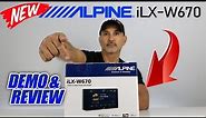 New Alpine iLX-W670 double din car stereo headunit. Demo and review