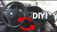 How To Replace Your BMW Steering Wheel Trim! DIY!