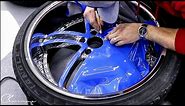 15 minutes How To Wrap Wheel Faces Like A Pro Using Gloss Riviera Blue To Match The Car
