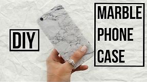 DIY: MARBLE PHONE CASE