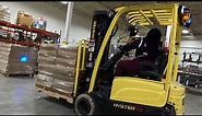 Woman’s First Time On Forklift (Training by Forklift Joe)