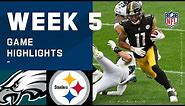 Eagles vs. Steelers Week 5 Highlights | NFL 2020