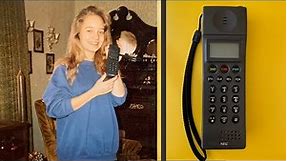 My First Cell Phone (1990) NEC P-300 | Retro Portable Phone