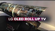 LG OLED TV rolls up like a piece of paper