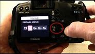 Using the Canon EOS 1000D / Digital Rebel XS DSLR - Media Technician Steve Pidd