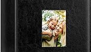 Ywlake Photo Album 4x6 400 Pockets, Leather Photo Albums Holds 400 Vertical Pictures Only Black