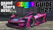 GTA 5 - Ultimate Color Guide #27 | PEGASSI TEZERACT Best Color & Livery Combinations