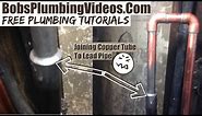 Water Pipe Leak Repair / Joining Copper & Lead