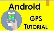 Android Studio GPS location tracker tutorial 01