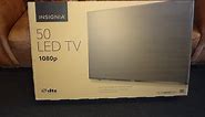 Insignia 50 inch led TV 1080p unboxing @ Best Buy $199.99