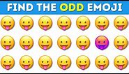 FIND THE ODD EMOJI OUT 😛😝 || Emoji Quiz 😍