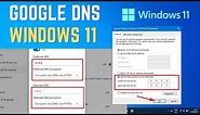 Change DNS To Google In Windows 11 | How to Set Up 8.8.8.8 DNS Server for Windows 11