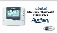 AC Pro Product Spotlight - Model 8476 Thermostat by Aprilaire