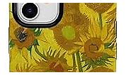 Casely iPhone 12 Mini Floral Case | Compatible with MagSafe | Van Gogh Sunflowers Phone Case