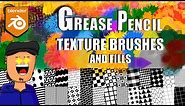 Grease Pencil Texture Brushes and Fills for Blender