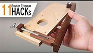 11 steps and jigs for mastering router trimmer / Hacks!
