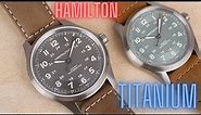 38mm or 42mm? Hamilton Khaki Field Titanium!