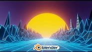 Blender - 80's Style Animation Loop in Eevee