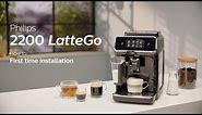 Philips Series 2200 LatteGo EP2231/40 Automatic Coffee Machine - How to Install and Use