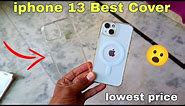 iPhone 13/ iPhone 14 best covers transparent/ cheapest quality low budget/ drop protection cover☺