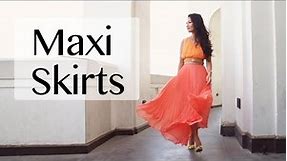 Maxi Skirt Pairings