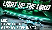 LED Strip Light Install on Jon Boat