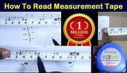 How to Read Measurement Tape | Feet | Inch | Meter | Millimeter | Cm | Soot By Learning Technology