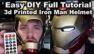 3d Printed Iron Man Helmet - Motorized & Remote Control