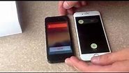 iPhone 6 vs iPhone 5 differences and phone startup.