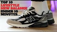TOP 10 LIFESTYLE SNEAKER MODELS FROM NEW BALANCE! (Back to School)