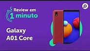 Galaxy A01 Core - Ficha Técnica | REVIEW EM 1 MINUTO - ZOOM