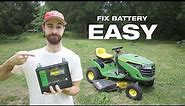 Replace Mower Battery for John Deere Riding Lawnmower